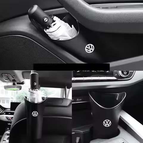 Portable Waterproof Car Wet Umbrella Caddy Multi-Purpose Interior Storage Organizer For VW Golf7 MK5