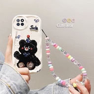 Graffiti Shell 3D Three-Dimensional Case Cartoon Doll Silicone Soft Case Bracelet Phone Case Suitabl