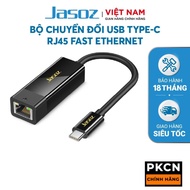 USB Type-C to RJ45 Fast Ethernet Network Adapter JASOZ F106 - Genuine product - 18 months.