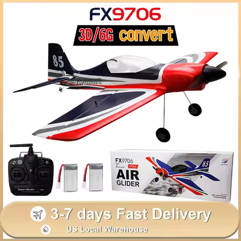 5CH FX9706 RC Plane 580MM Fixed Wing Glider 3D/6G Remote Control Aircraft 2.4G Brushless Motor Fight
