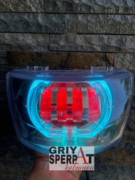 LAMPU DEPAN FIZR F1ZR VEGA R LAMA BILED BILLED PROJIE LED