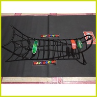➣ 🟧 ✜ ∝ STEP GRILL XRM XRM110 XRM125 RS125 WAVE100 drum type BLACK