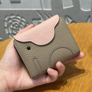 ✨Real Baby Elephant Card 2025 Thin Light togo Ox Driver's License Multi-card ID Holder 25.8.4