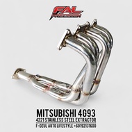 FAL Precision Mitsubishi 4G93 DOHC SOHC MIVEC 4221 Stainless Steel Extractor