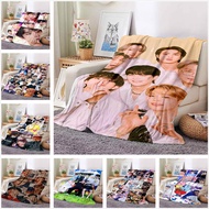 BTS BTS BTS Blanket Sofa Office Nap Blanket Soft Keep Warm Can Customize c8