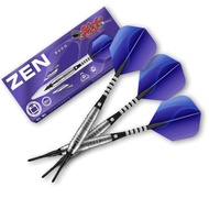 Shot! Darts Plastic Tip, Zen Budo (23g/ 24g/ 26g) 80% Tungsten, Center Balanced, Bomber shape, Handc