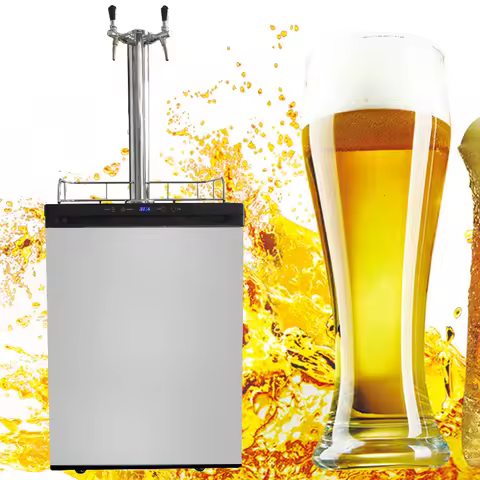 Electric Beer Draught Cooler Dispenser Copper Beer Tower