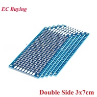 Electronic City Buy 10 Pieces/1 Piece 3x7cm Double-Sided Prototype PCB Circuit Board Blue 3 * 7cm Mu
