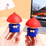 Creative Eunuch Voice-Controlled Sound Effect Toy Keychain Dpression Doll Beautiful Artifact Or