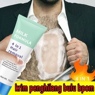 BPOM Permanent Hair Removal Cream - MILK FORMULA 4in1 Hair Removal Cream + Bright & Smooth Axillary 