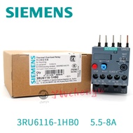 SIEMENS Heat Overload Relay 3RU6116-1AB BB CB DB EB HB 4AB0 5.5-8A Brand New Original