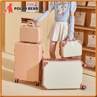 POLAR BEAR【Set Bagasi】20/24/28 Dalam Beg Troli Beg Tangan Bagasi Tangan Untuk Beg Perjalanan Bagasi 