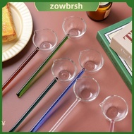 ZOWBRSH เครื่องทำกาแฟ ห้องครัวในบ้าน สีสันสดใส เครื่องใช้บนโต๊ะอาหาร ด้ามจับแบบยาว ที่ตักกาแฟ ช้อนคนให้เข้ากัน ช้อนแก้วใส่ของ