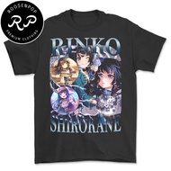Rinko Shirokane Bang Dream Roselia Anime T-Shirt Anime T-Shirt Anime T-Shirt Standard Distro