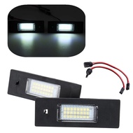 2X White LED Number License Plate Light Lamp Error Free For BMW E81 E87 E63 E64 M6 E85 E86 E9 Z4 F20