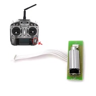 RC Transmitter Roller Switch Plate Board Sensor Scroll Wheel PCB Assembly W Wire Plug for SPEKTRUM D