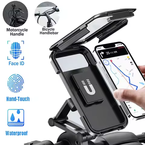 360 Degree Motorcycle Bike Phone Mount Holder 6.7 Zoll Handy Halterung Halter Smartphone Motorrad Fa