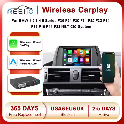 Wireless CarPlay Android Auto for BMW 1 2 3 4 5 Series F20 F21 F30 F31 F32 F33 F34 F35 F10 F11 F23