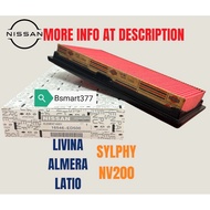 Nissan enjine air filter livina L10 L11/almera N17/latio C11/nv200/sylphy G11 16546-ed500 enjin air 