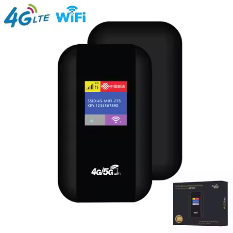 4G/5G Mobile WIFI Router 150Mbps 4G LTE Wireless Router 2100mAh Portable Pocket MiFi Modem with Sim 