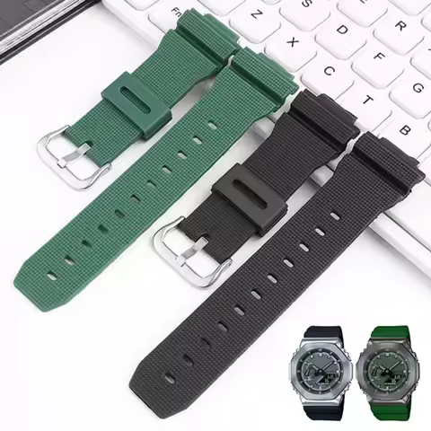 For Casio G-Shock DW5600 DW6900 G5600 G5700 GW-M5610 GW-5000 GM5610 GWX5600 Watch strap 16mm Silicon