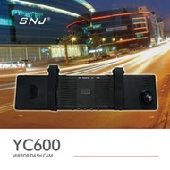 大新竹【阿勇的店】掃瞄者SNJ｜YC600 後視鏡型行車記錄器+GPS測速器功能 可加購後鏡頭(十米線) 貨車也能安裝