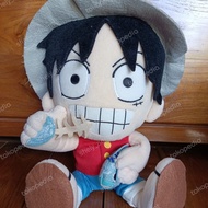 Boneka One Piece Luffy Eating Fish Banpresto