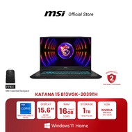 MSI NOTEBOOK Katana 15 B13VGK-2039TH | 15.6" QHD | Raptor Lake i7-13620H | NVIDIA GeForce RTX 4070 |