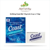Xà Bông Tắm Coast Mỹ 113g (Lốc 8 cục)