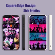 Casing For iPhone X XS MAX XR 13 Pro 7 8 Plus idol Saja Boys Kpop Demon Hunters FXY05 Phone Case Squ