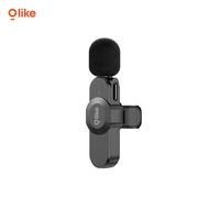 OLIKE Microphone Wireless CM01 | Mic Clip-On Bluetooth untuk Konten Vlog Podcast Live