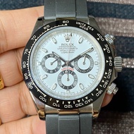 Daytona Oysterflex Rubber Strap White Dial Panda Automatic