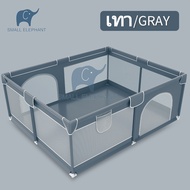 พร้อมส่ง คอกกั้นเด็กผ้าตาข่าย ที่กั้นเตียง เสริมนวมกันกระแทก 5/6ฟุต  คอกเด็ก ที่กั้นเด็ก พับเก็บได้ 