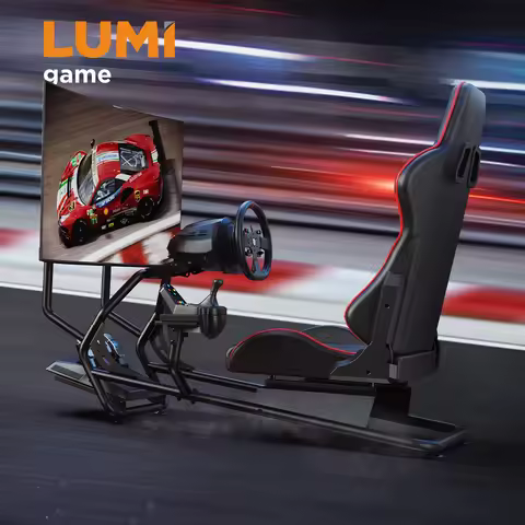 LRS03-BS-KP02 PC PS4 PS5 Gaming Racing Sim Simulator Driving Cockpit Rig For G25 G27 G29 G920 Car F1