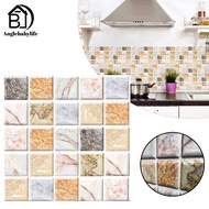 3D Square Wall decal Sticker Self Adhesive Mosaic Tiles DIY Kitchen Bathroom Home Wall Backsplash Decoration