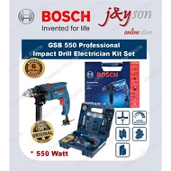 BOSCH GSB 550 Professional Impact Drill Electrician Kit Set