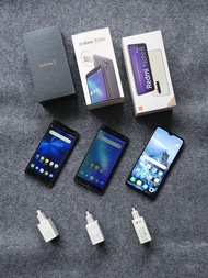 HP Second Mulus Normal Redmi Note 8 Pro + Asus Zenfone 3 Max + Asus Zenfone 3 Makassar Hape Bekas