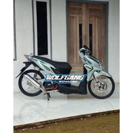 Standard Racing Exhaust with Kenochi Stainless Titan Original Wolfgang Exhaust for vario, aerox, nma