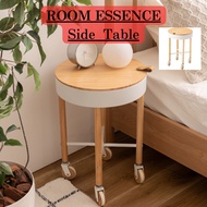 Side Table Table Fashionable Scandinavian caster Caster Storage Wooden Steel Night Table Wagon Bed Bed Sofa Side Side Living Bedroom New Life