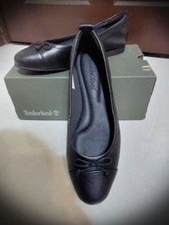 全新-Timberland 黑色皮鞋 OL鞋 平底鞋 娃娃鞋 休閒鞋( Rae Lake Ballerina)