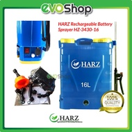 HARZ Rechargeable Battery Sprayer Pump HZ-3430-16 (16 Liter) / Pam Racun / Tong Racun + Optional BLO