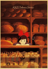 Hayao Miyazaki S Ghibli Vintage Anime Art - Spirited Away Totoro Ponyo Mononoke Wall Poster 0920