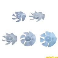 zwinz2 Small Power Mini Plastic Fan Blade 7 Leaves For Hairdryer Motor Handheld Fan Hanging Neck Fan