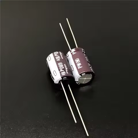 10pcs/100pcs 680uF 16V NICHICON PW Series 10x16mm Low Impedance Long Life 16V680uF Aluminum Electrol