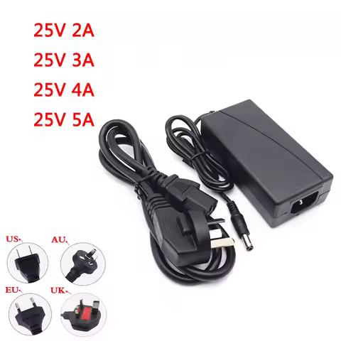 25V 2A 3A 4A 5A Universal AC DC Power Adapter Supply 25V2A 25V3A 25V4A 25V5A Adaptor 220V to 25 Volt