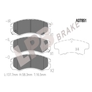 LPB Brake Pad FRonT NA07851Isuzu Trooper 2nd Gen UBS69 3.1 TD 91'-02',UBS69 3.2P 91'-02' Isuzu Troop