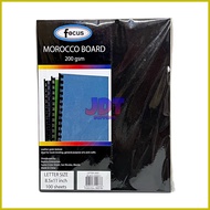 ◵ ❧ ◈ Focus 200gsm Morocco Board/Paper Binding Cover [Short/A4/Long Size]