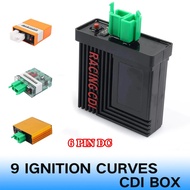 DC 6 Pins Digital Adjustable 9 Ignition Curves Racing CDI Digital For 170Z FT180 FT200 CG200 CR1S JL