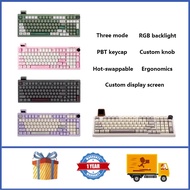 EPOMAKER RT100 Wireless Mechanical Keyboard GASKET Structure RGB Hot swappable Custom Keyboard