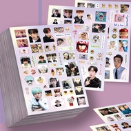 8PCS BTS Kpop V SUGA JIN JK JIMIN J-HOPE DIY decoration waterproof sticker